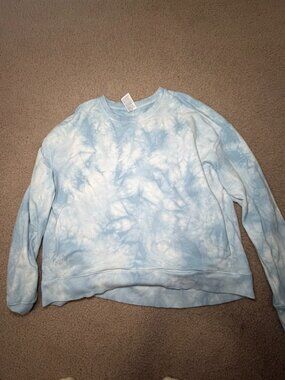 Blue Tie Dye Sweater